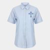Women's short sleeve classic Oxford shirt Thumbnail