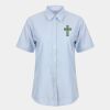 Women's short sleeve classic Oxford shirt Thumbnail