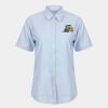 Women's short sleeve classic Oxford shirt Thumbnail