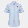 Women's short sleeve classic Oxford shirt Thumbnail