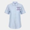 Women's short sleeve classic Oxford shirt Thumbnail
